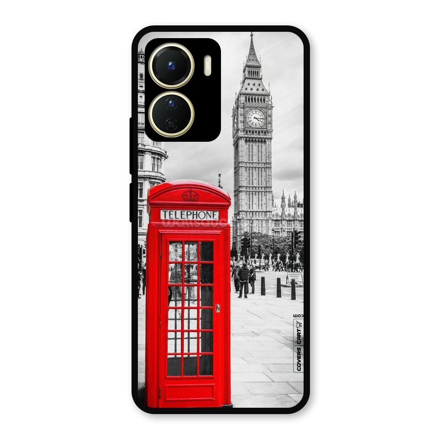 Telephone Booth Metal Back Case for Vivo Y56