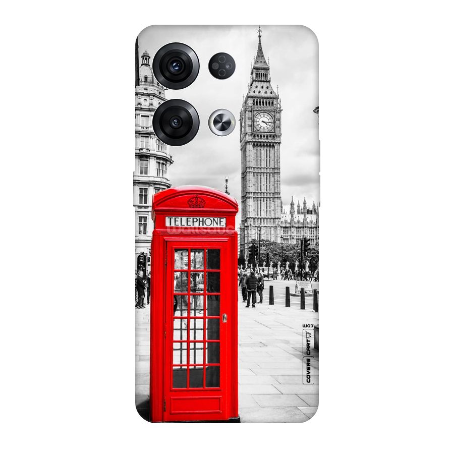 Telephone Booth Original Polycarbonate Back Case for Oppo Reno8 Pro 5G