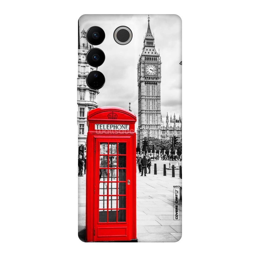 Telephone Booth Original Polycarbonate Back Case for Vivo V27