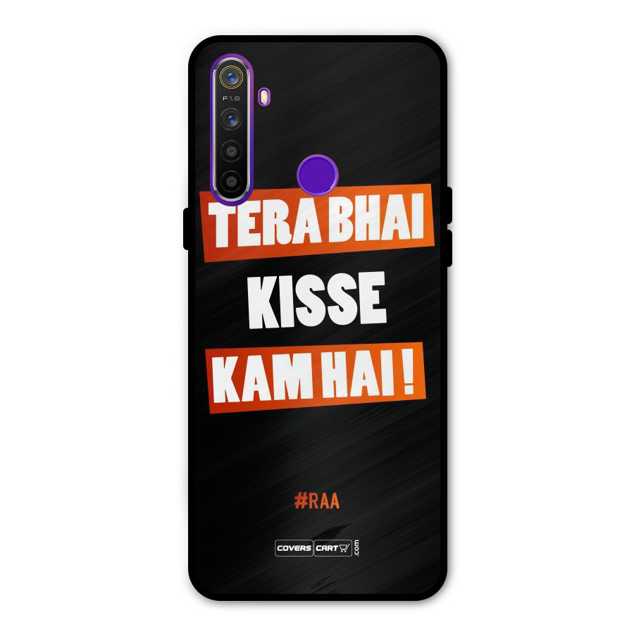 Tera Bhai Kisse Kam Hai Glass Back Case for Realme 5s