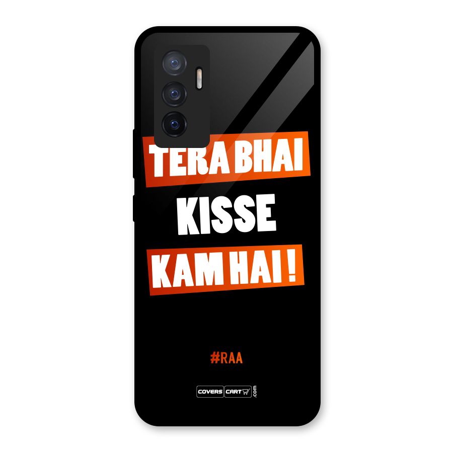 Tera Bhai Kisse Kam Hai Glass Back Case for Vivo V23e