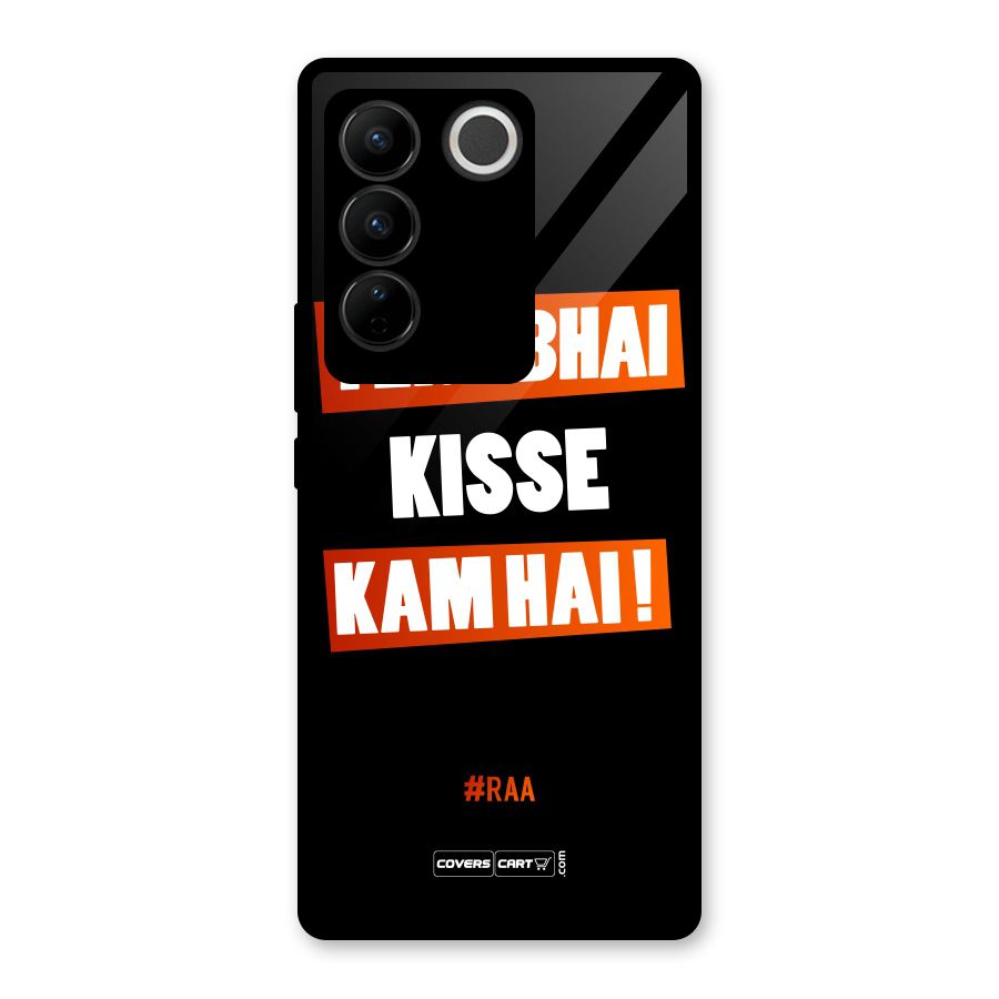 Tera Bhai Kisse Kam Hai Glass Back Case for Vivo V27 Pro