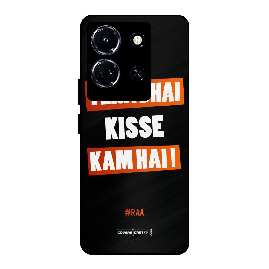 Tera Bhai Kisse Kam Hai Metal Back Case for Infinix Note 30 5G