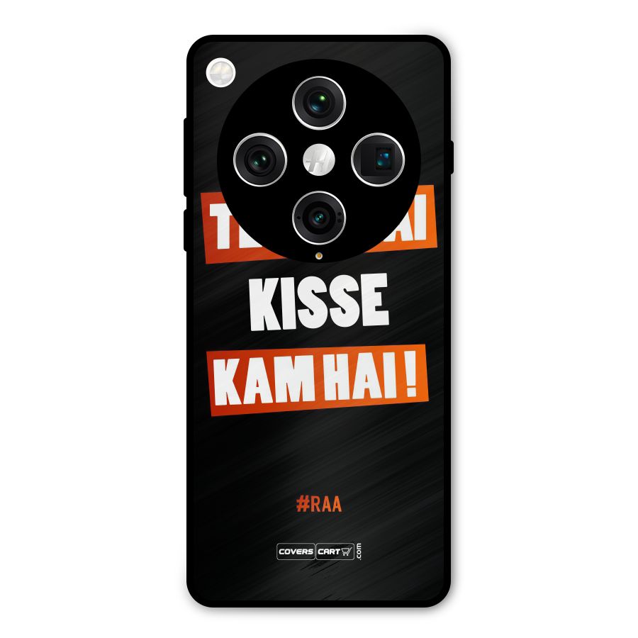 Tera Bhai Kisse Kam Hai Metal Back Case for Oppo Find X8 Pro