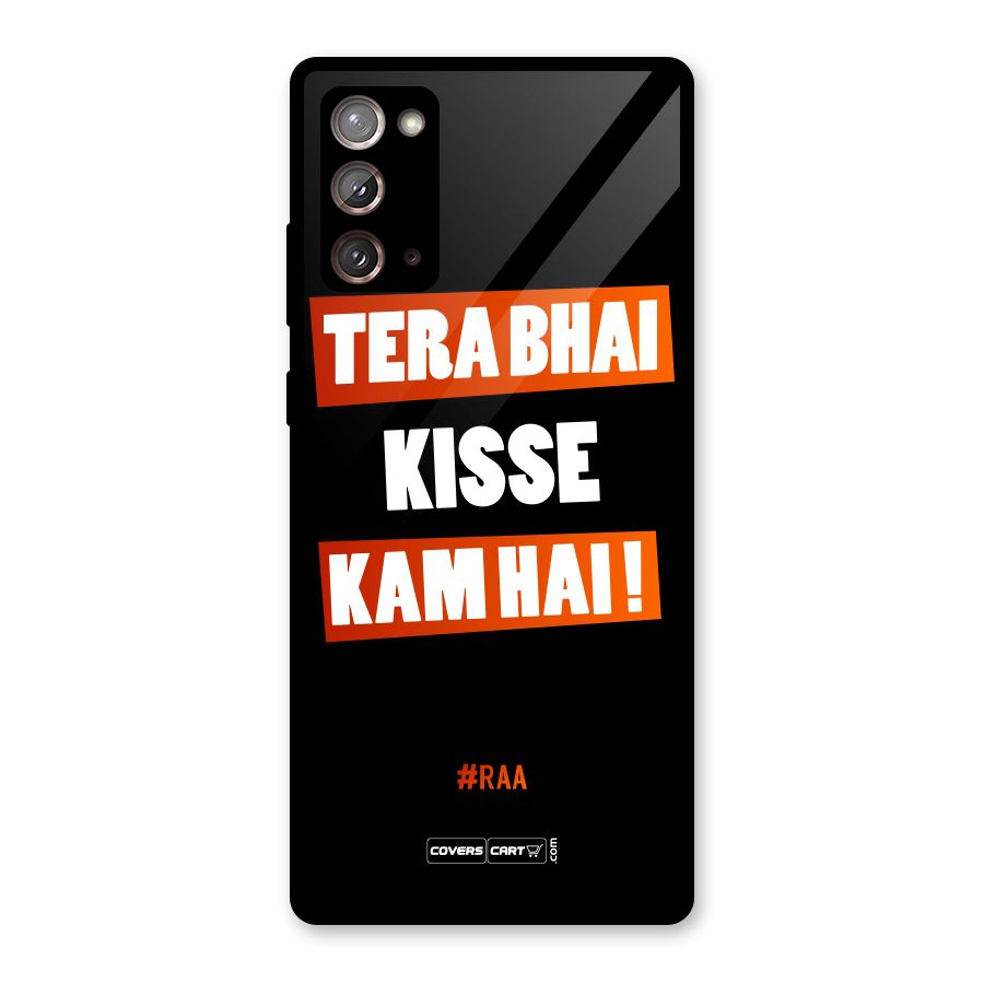 Tera Bhai Raftaar Glass Back Case for Galaxy Note 20
