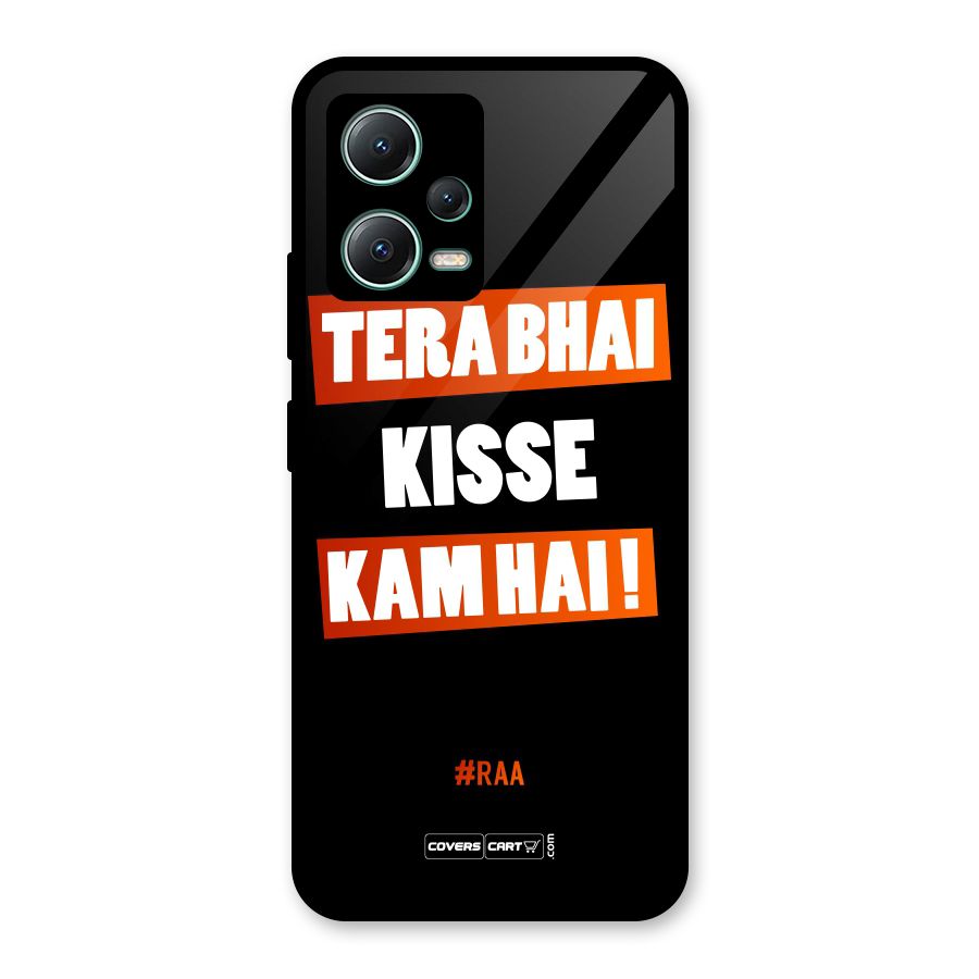 Tera Bhai Raftaar Glass Back Case for Poco X5