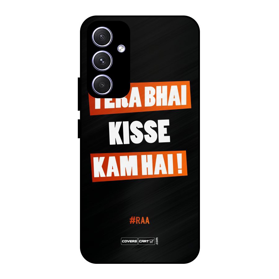 Tera Bhai Raftaar Metal Back Case for Galaxy A54