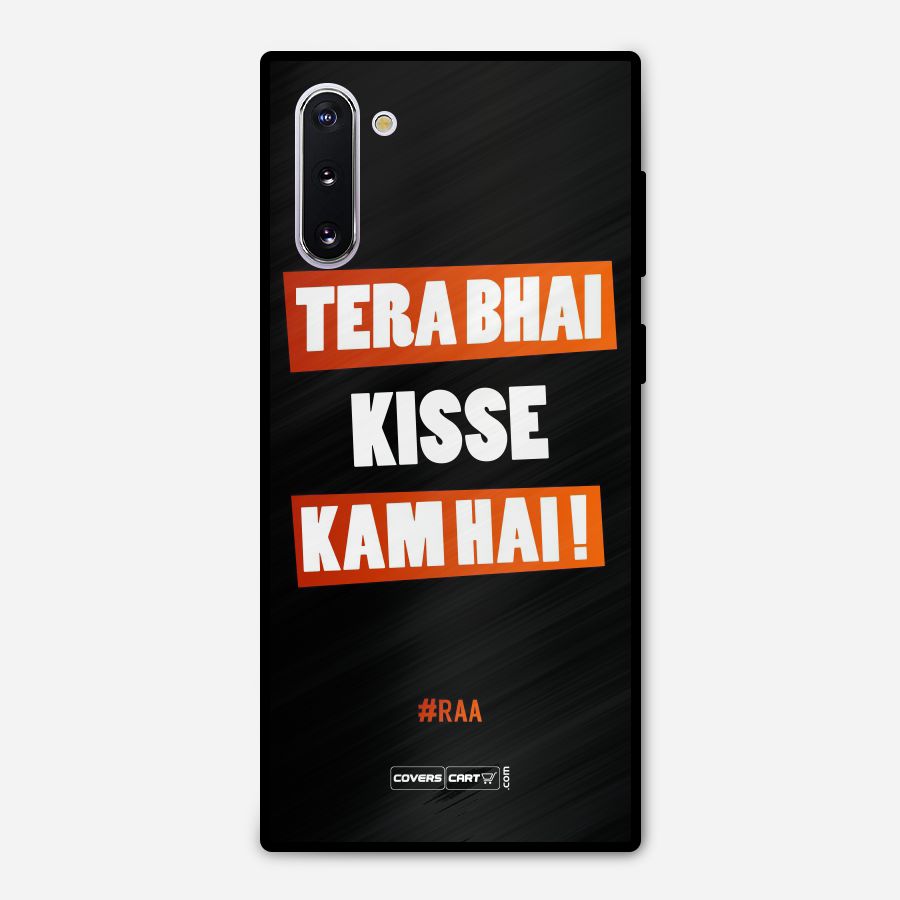 Tera Bhai Raftaar Metal Back Case for Galaxy Note 10