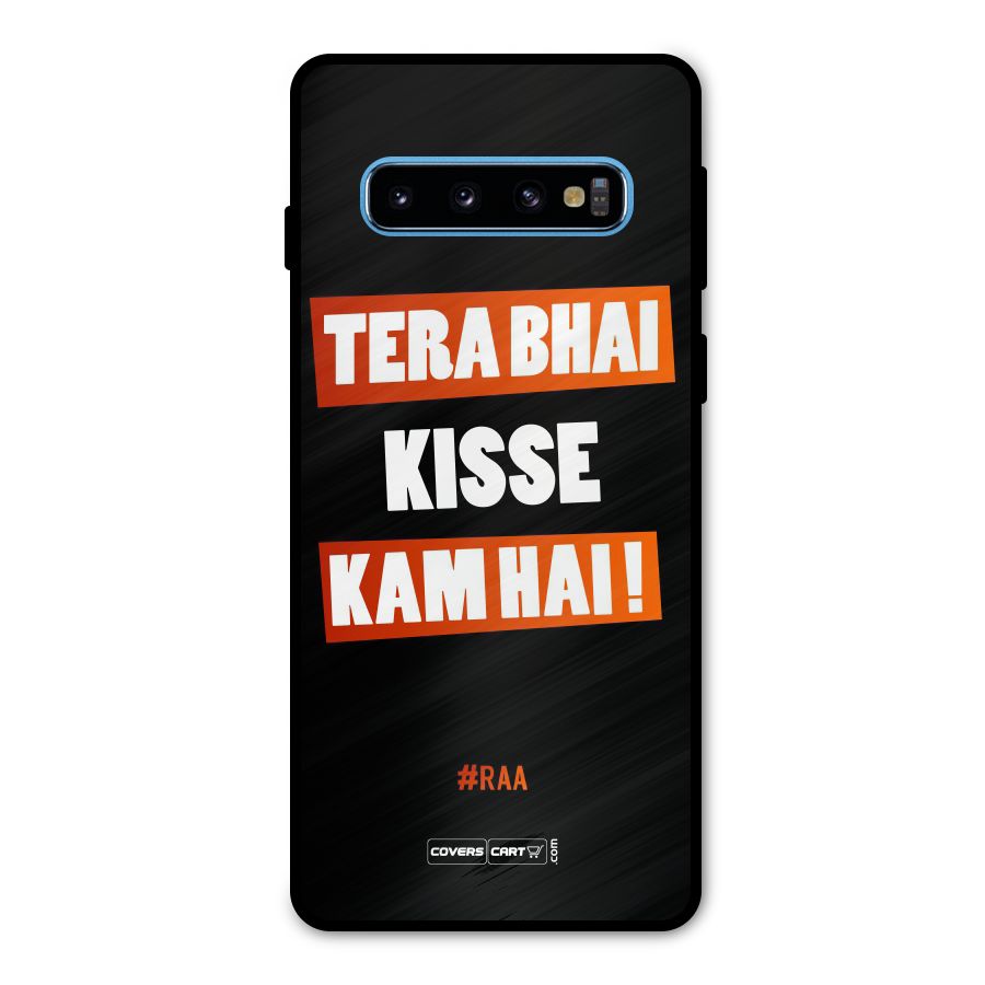 Tera Bhai Raftaar Metal Back Case for Galaxy S10