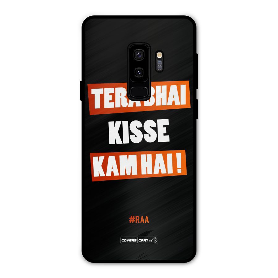 Tera Bhai Raftaar Metal Back Case for Galaxy S9 Plus