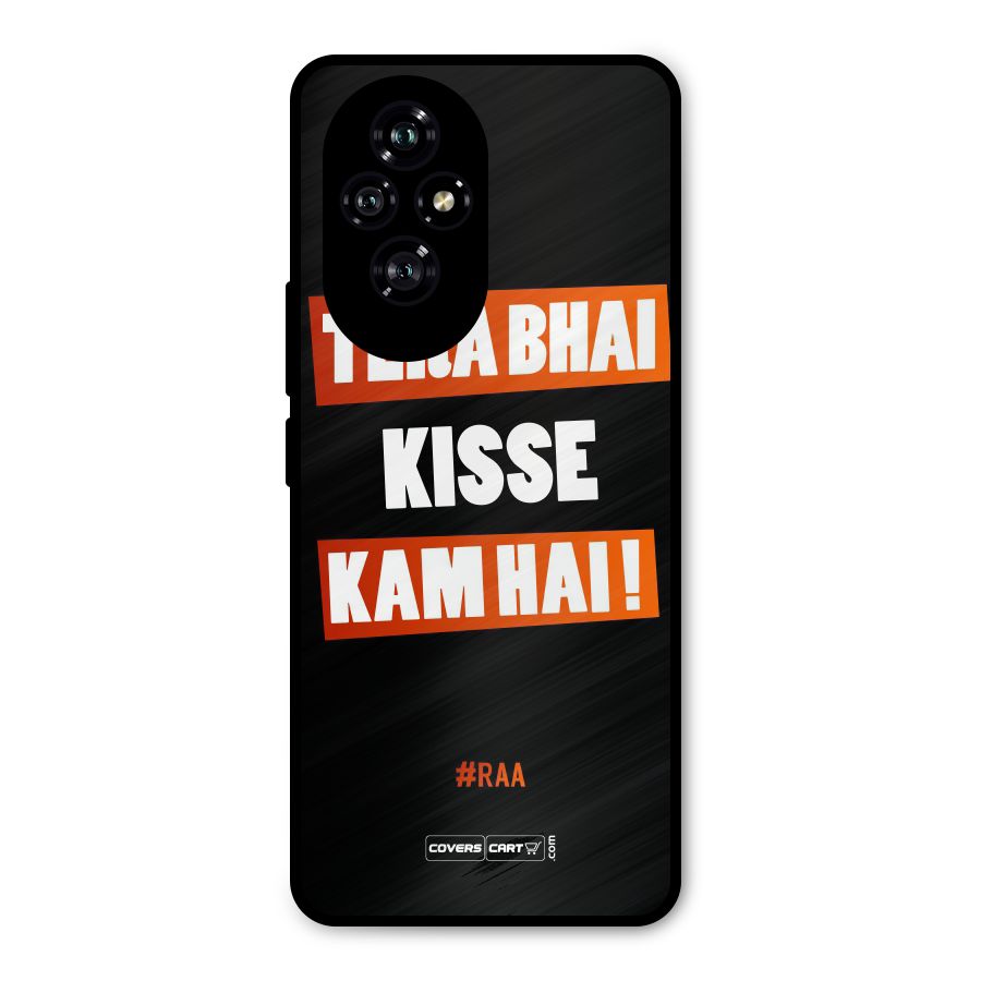 Tera Bhai Raftaar Metal Back Case for Honor 200