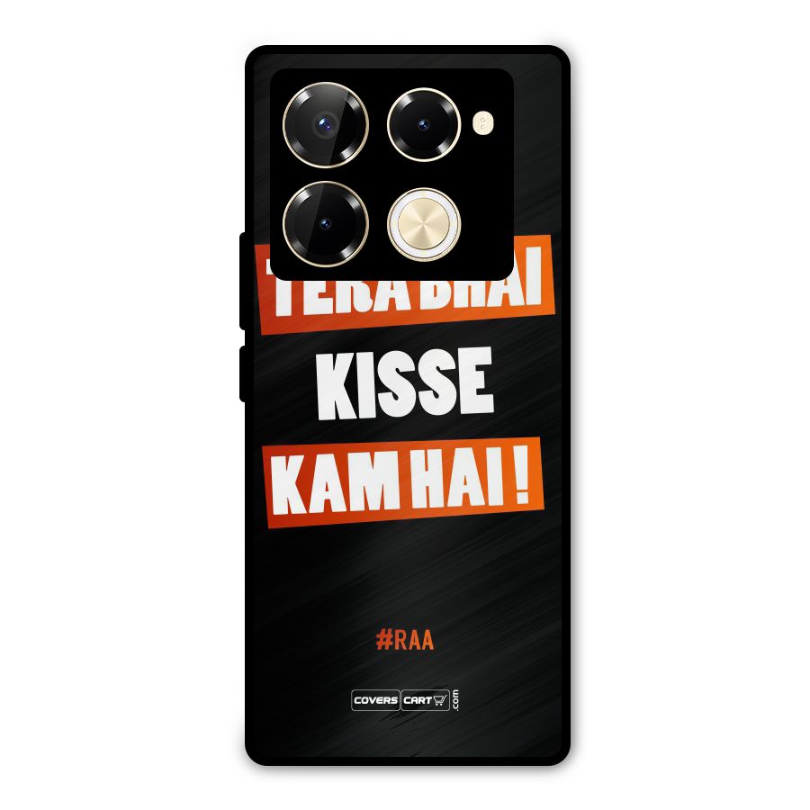 Tera Bhai Raftaar Metal Back Case for Infinix Note 40 Pro Plus