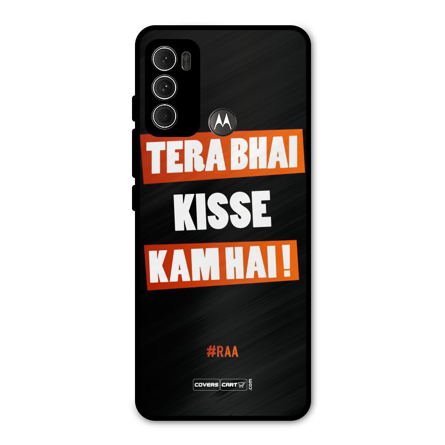 Tera Bhai Raftaar Metal Back Case for Moto G60