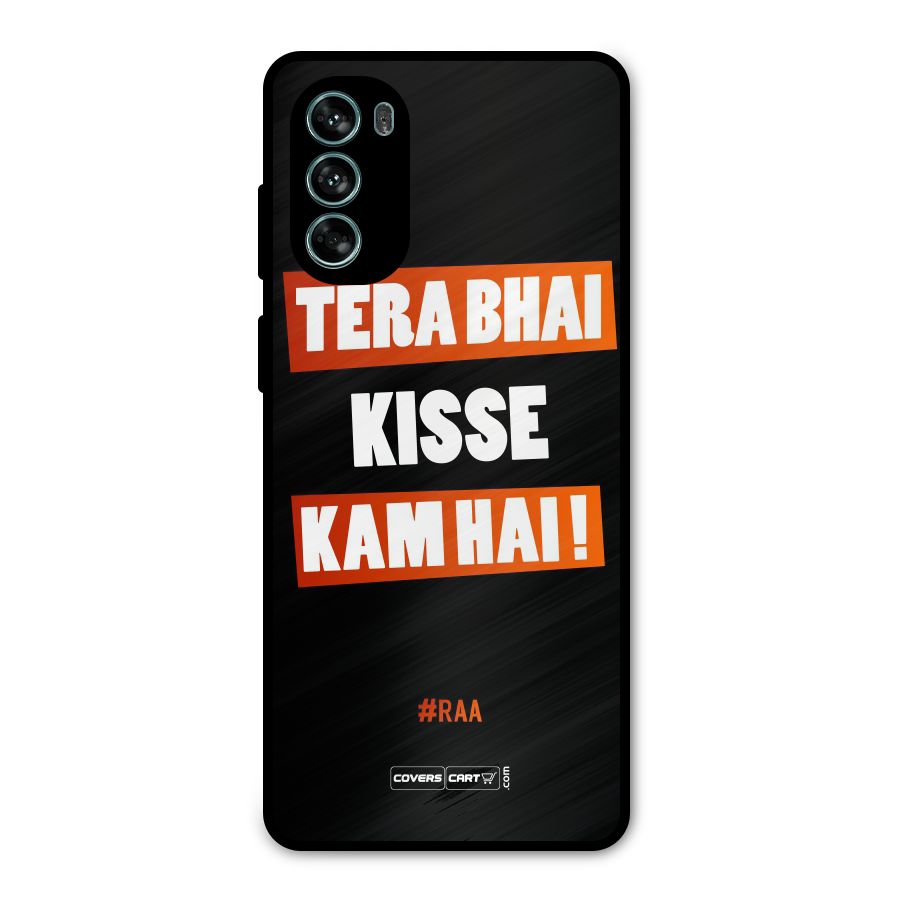 Tera Bhai Raftaar Metal Back Case for Moto G62