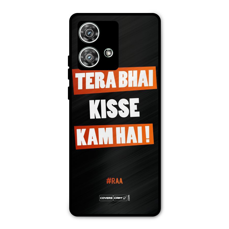 Tera Bhai Raftaar Metal Back Case for Motorola Edge 40 Neo