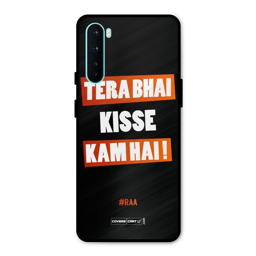 Tera Bhai Raftaar Metal Back Case for OnePlus Nord
