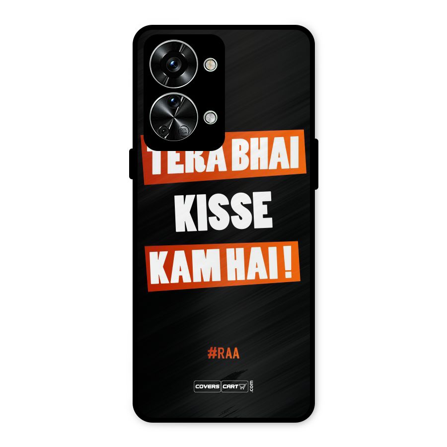 Tera Bhai Raftaar Metal Back Case for OnePlus Nord 2T