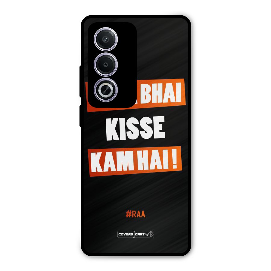 Tera Bhai Raftaar Metal Back Case for Oppo K12x