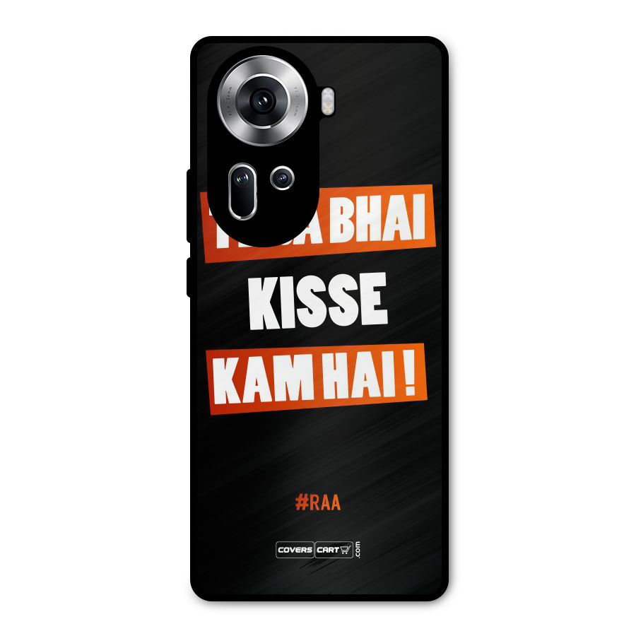 Tera Bhai Raftaar Metal Back Case for Oppo Reno11 5G