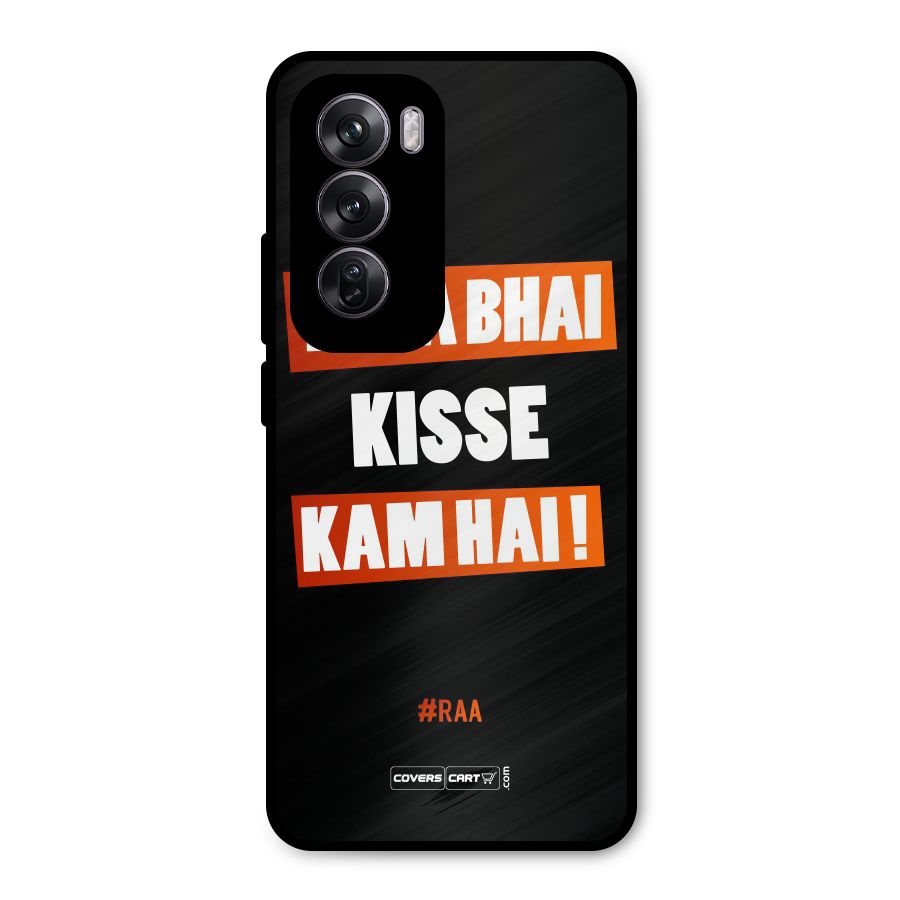 Tera Bhai Raftaar Metal Back Case for Oppo Reno12 Pro