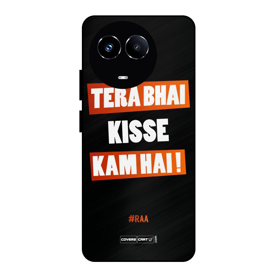Tera Bhai Raftaar Metal Back Case for Realme Narzo 60X