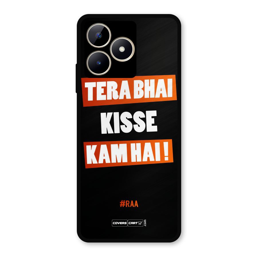 Tera Bhai Raftaar Metal Back Case for Realme Narzo N53
