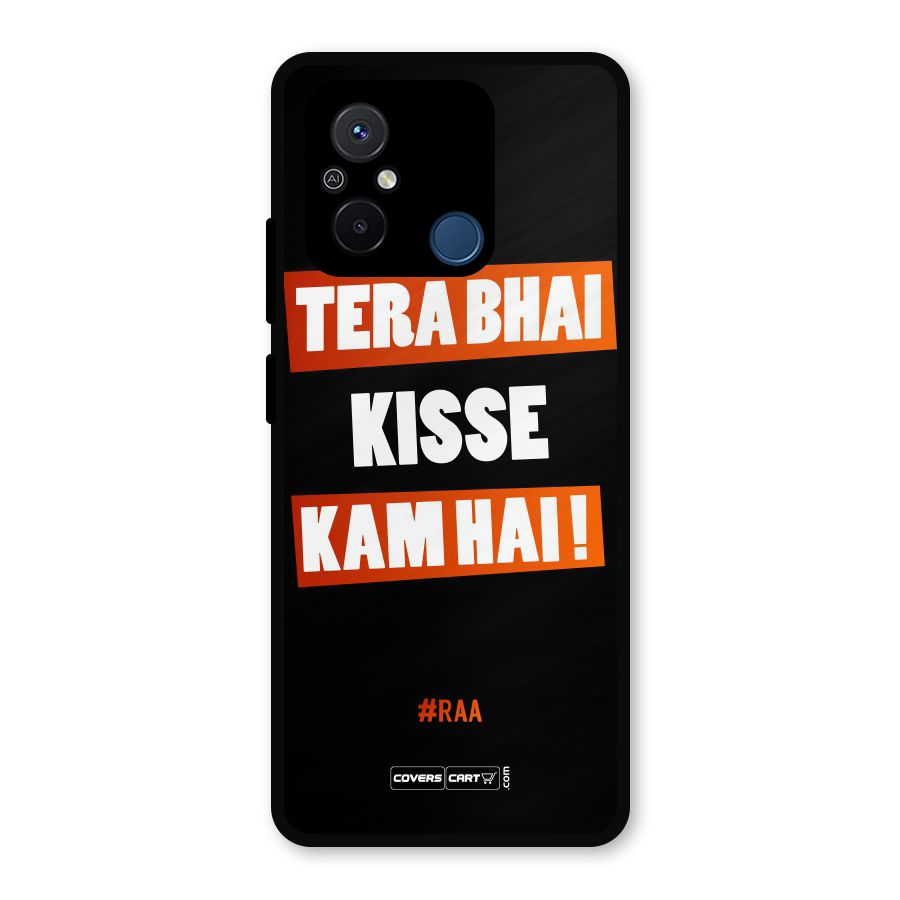 Tera Bhai Raftaar Metal Back Case for Redmi 12C