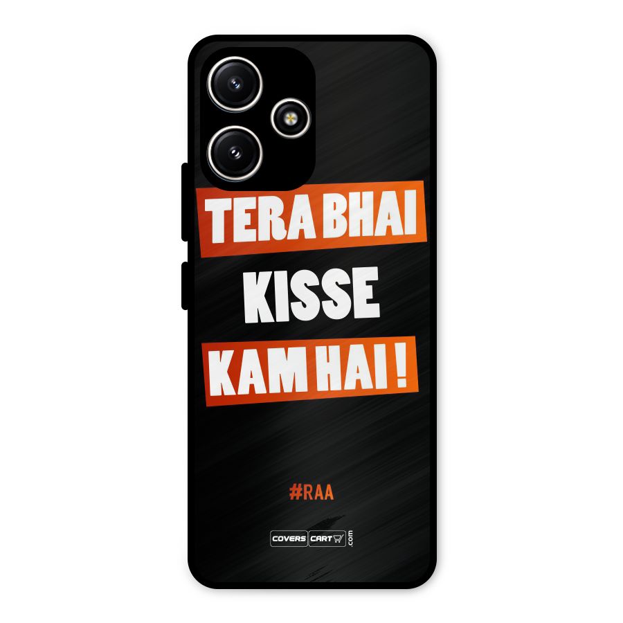 Tera Bhai Raftaar Metal Back Case for Redmi 12 5G