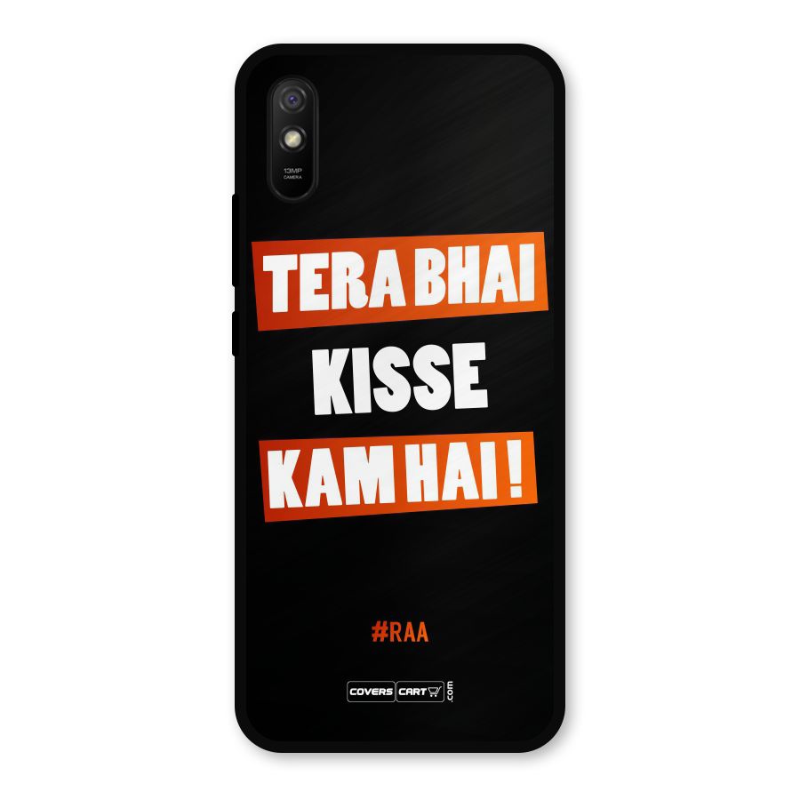 Tera Bhai Raftaar Metal Back Case for Redmi 9a