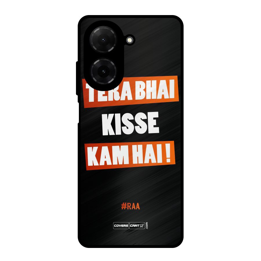 Tera Bhai Raftaar Metal Back Case for Redmi A5 4G