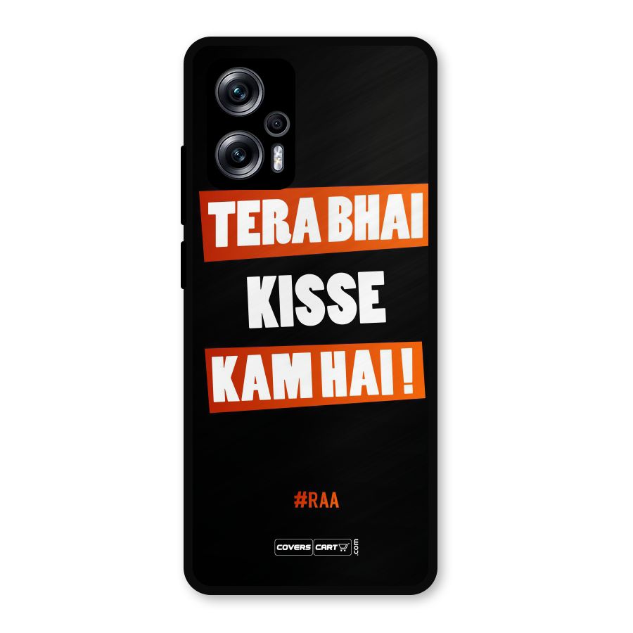 Tera Bhai Raftaar Metal Back Case for Redmi K50i