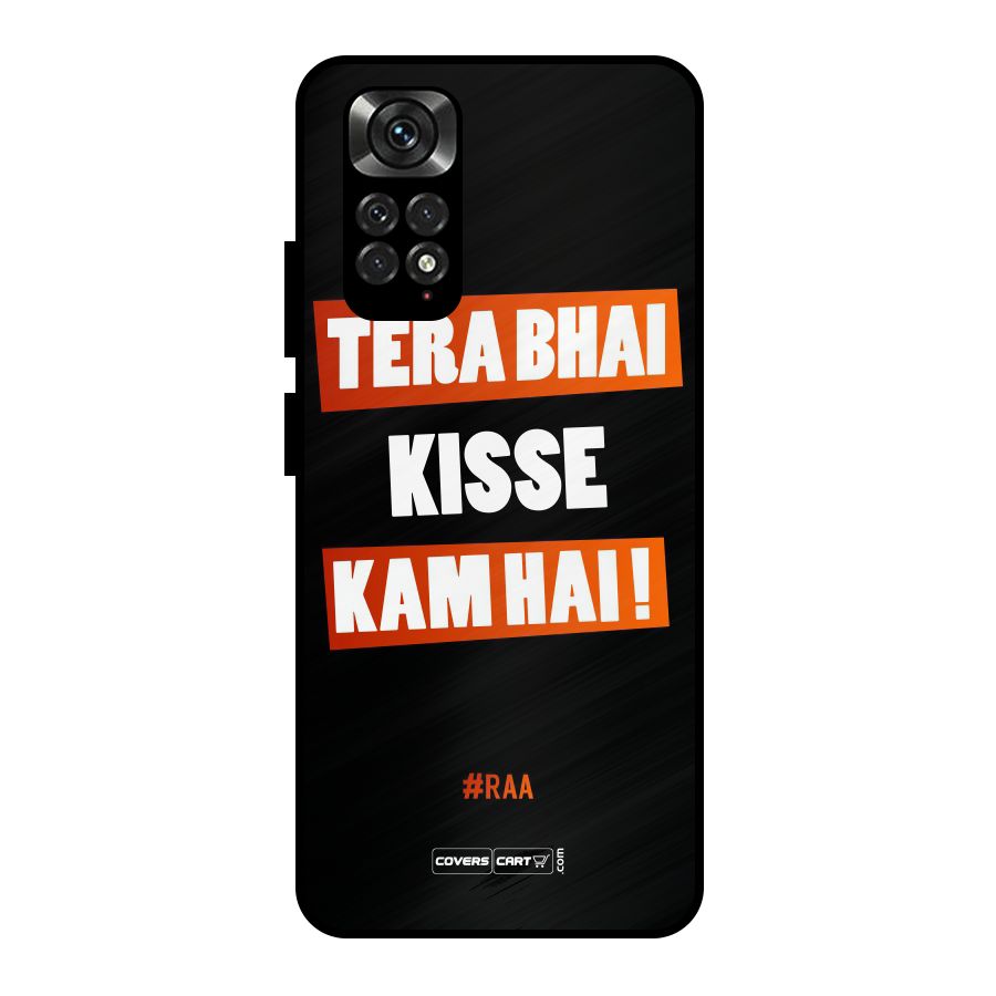 Tera Bhai Raftaar Metal Back Case for Redmi Note 11 Pro