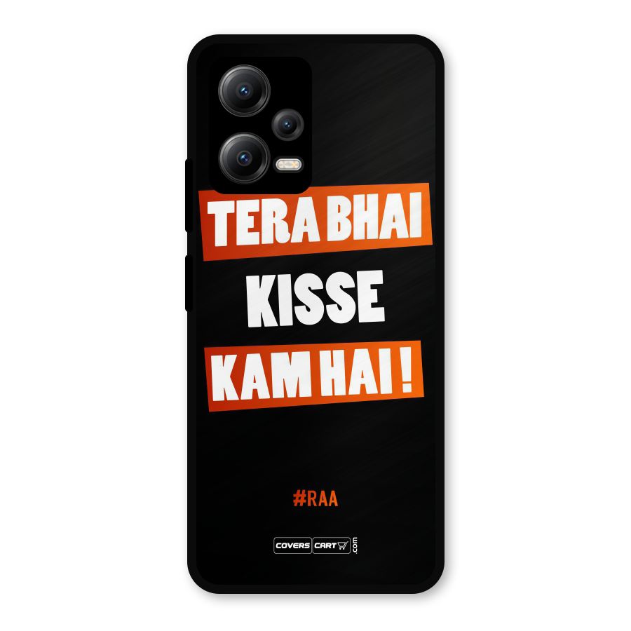 Tera Bhai Raftaar Metal Back Case for Redmi Note 12 5G