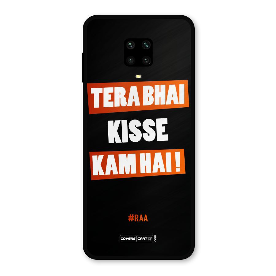 Tera Bhai Raftaar Metal Back Case for Redmi Note 9 Pro Max