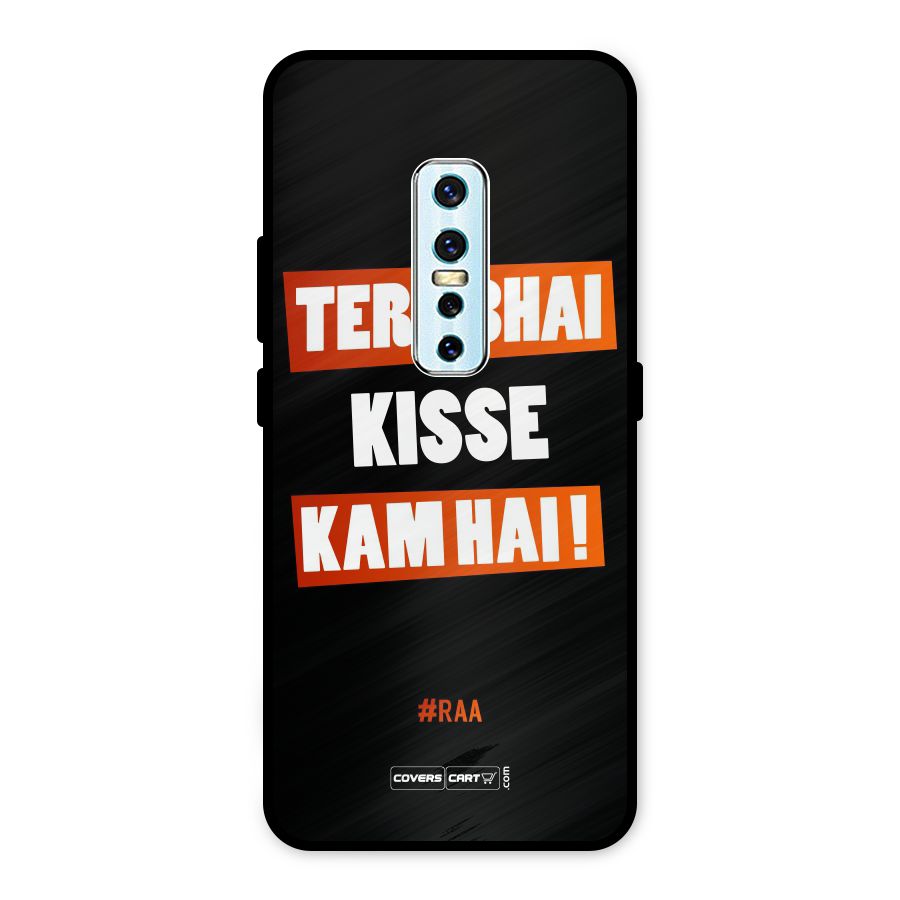 Tera Bhai Raftaar Metal Back Case for Vivo V17 Pro