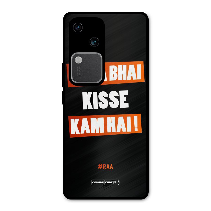 Tera Bhai Raftaar Metal Back Case for Vivo V30 Pro