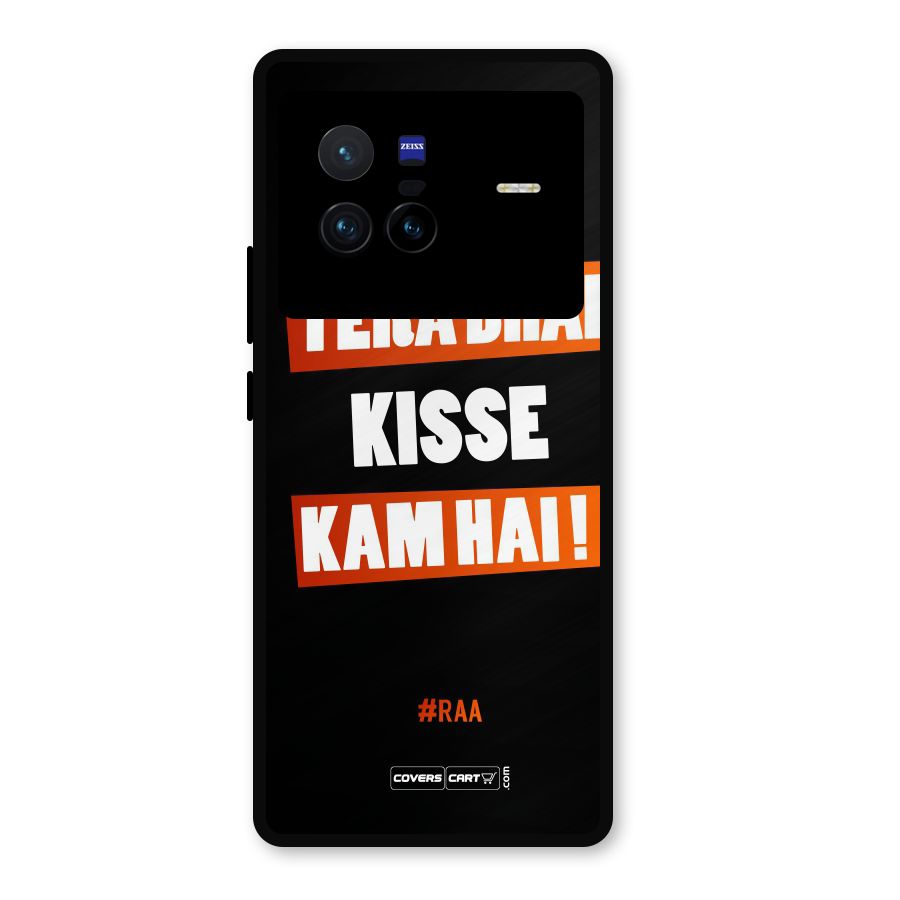 Tera Bhai Raftaar Metal Back Case for Vivo X80