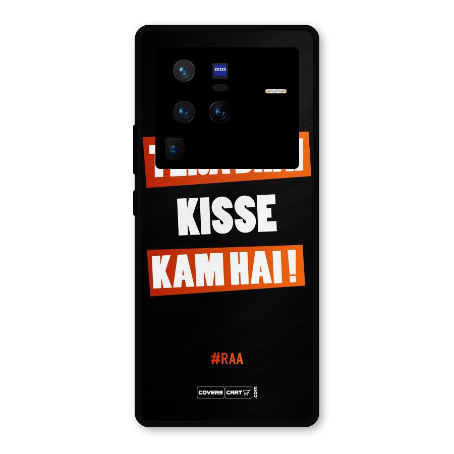 Tera Bhai Raftaar Metal Back Case for Vivo X80 Pro