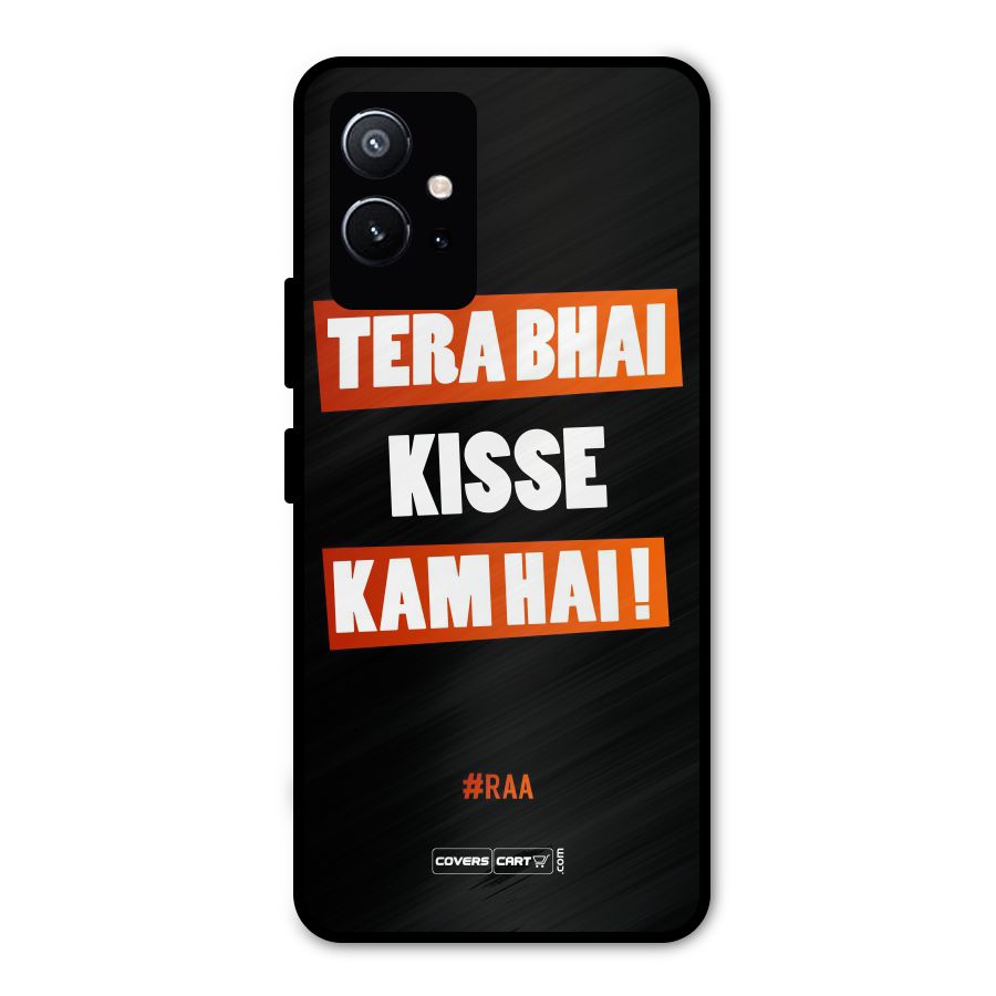 Tera Bhai Raftaar Metal Back Case for Vivo Y75 5G