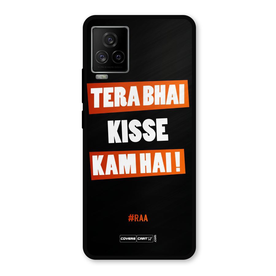 Tera Bhai Raftaar Metal Back Case for iQOO 7 Legend 5G