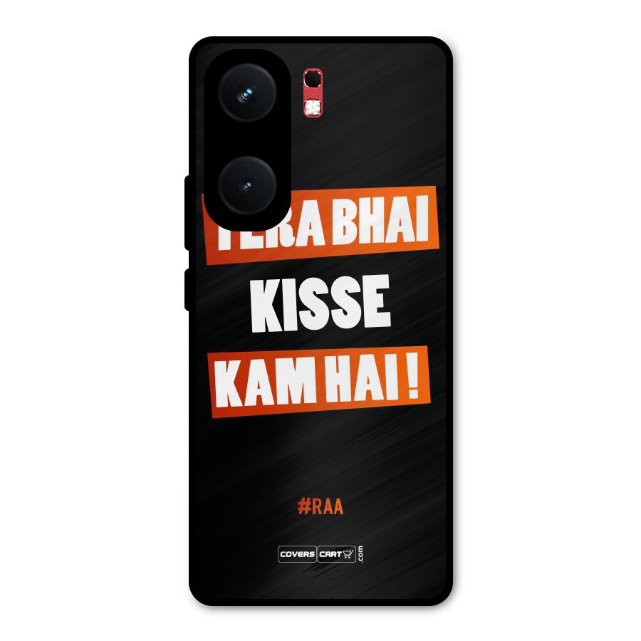 Tera Bhai Raftaar Metal Back Case for iQOO Neo 9 Pro