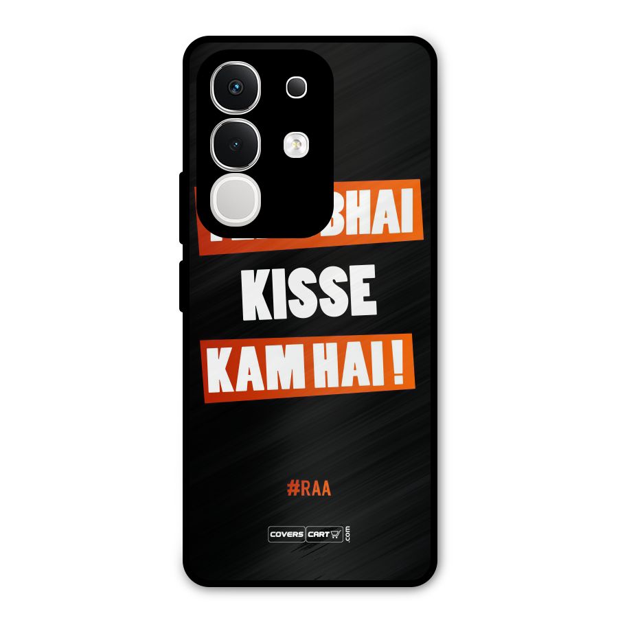 Tera Bhai Raftaar Metal Back Case for iQOO Z10x
