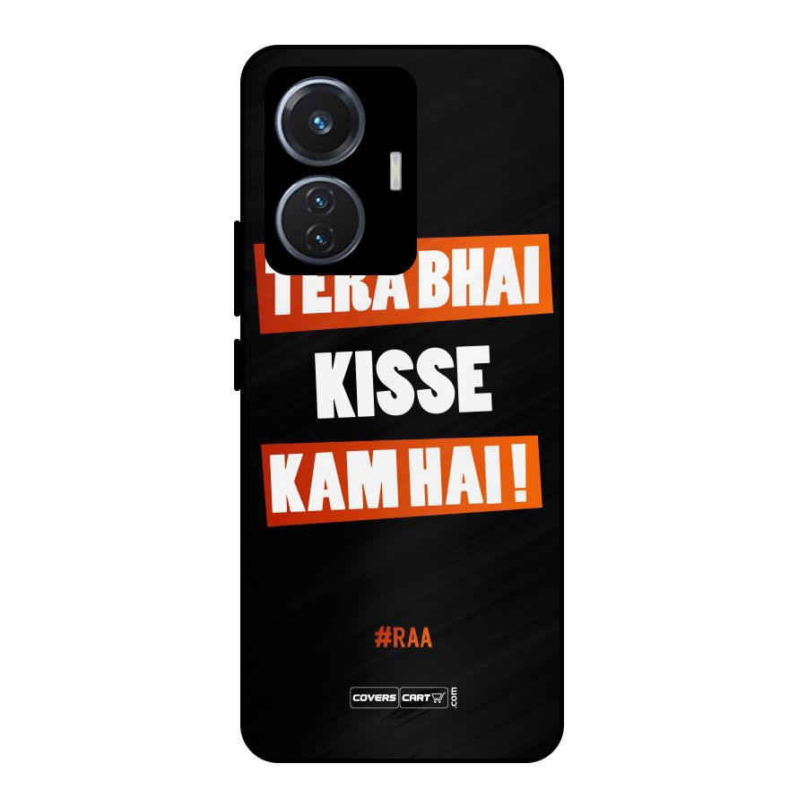 Tera Bhai Raftaar Metal Back Case for iQOO Z6 44W