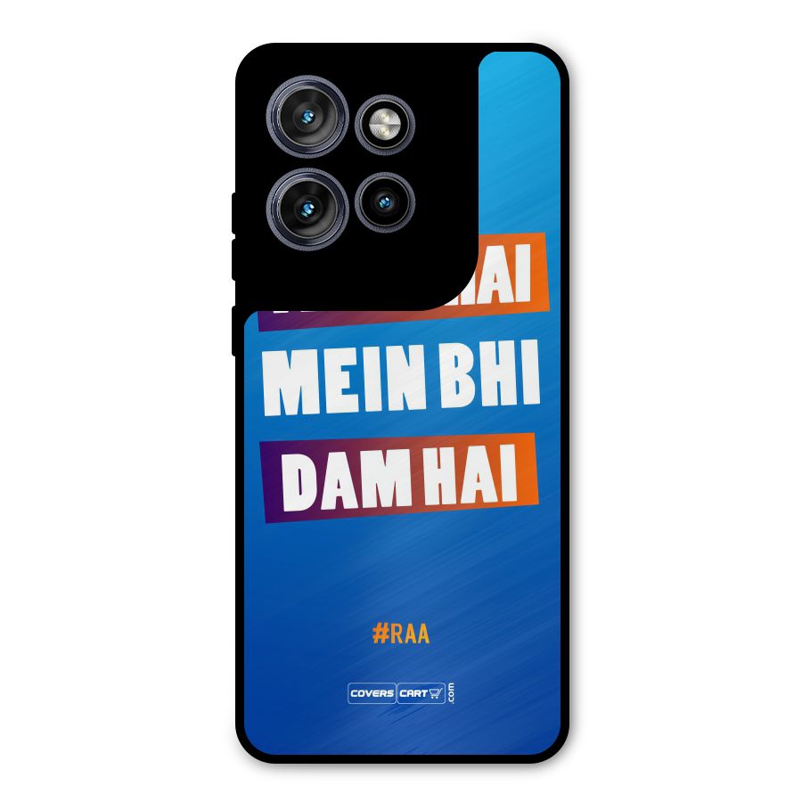 Tere Bhai Me Bhi Dam Hai Metal Back Case for Motorola Edge 50 Neo