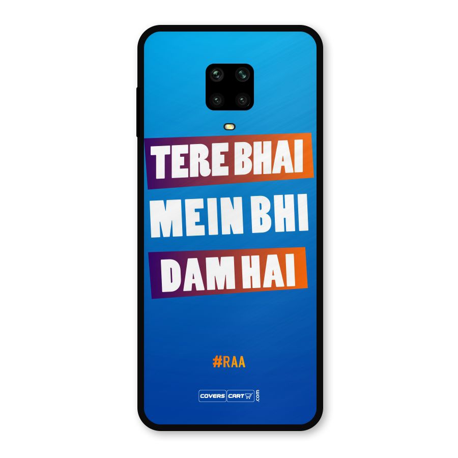 Tere Bhai Me Bhi Dam Hai Metal Back Case for Poco M2 Pro