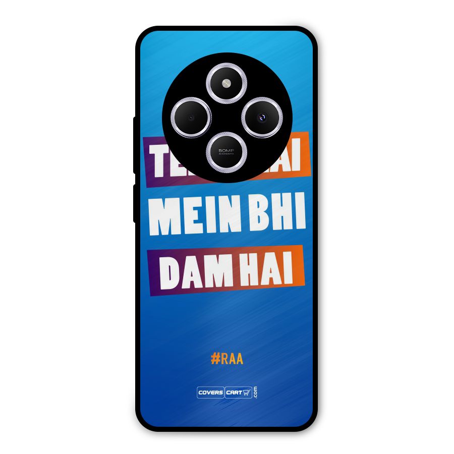 Tere Bhai Me Bhi Dam Hai Metal Back Case for Poco M7