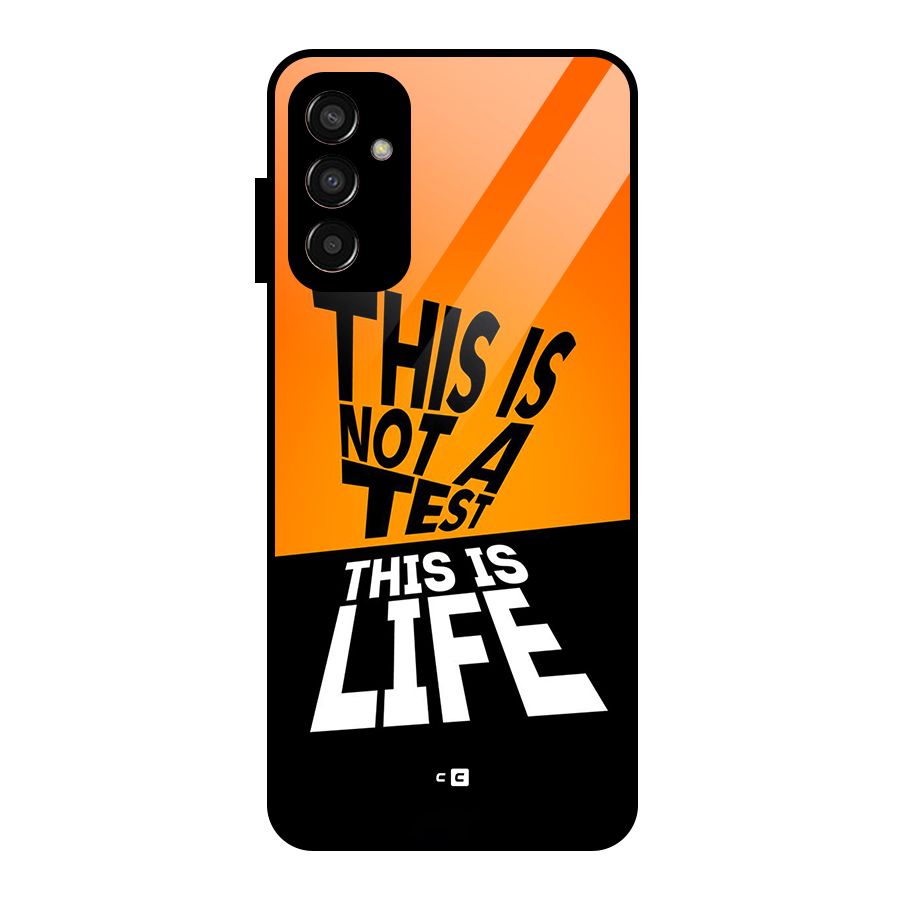 Test Life Glass Back Case for Galaxy F13