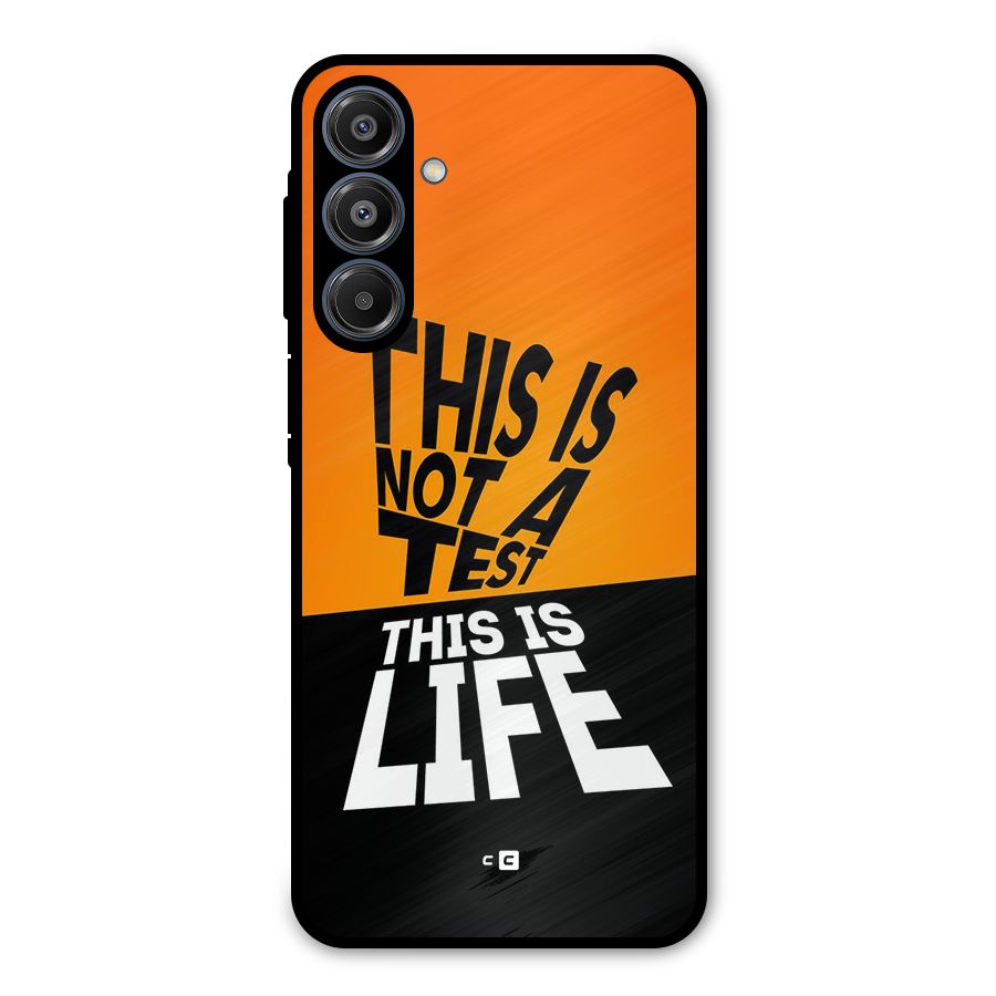Test Life Metal Back Case for Galaxy A16 5G