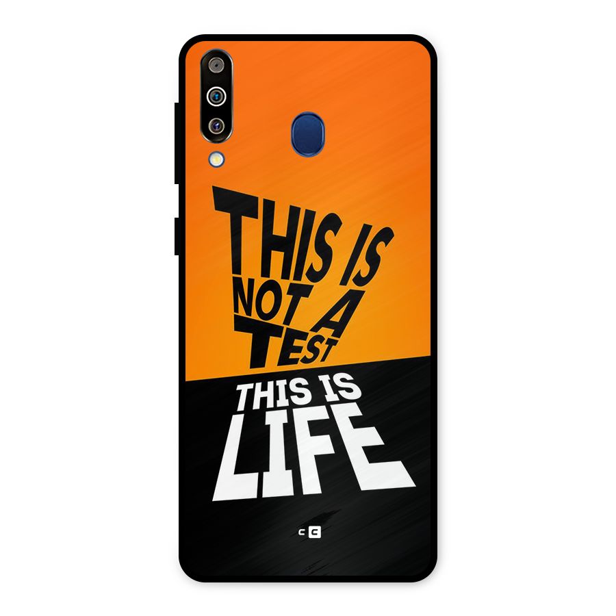 Test Life Metal Back Case for Galaxy M30