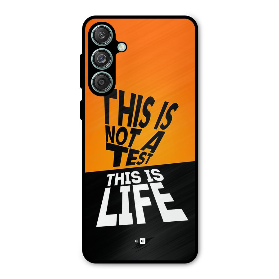 Test Life Metal Back Case for Galaxy M55 5G